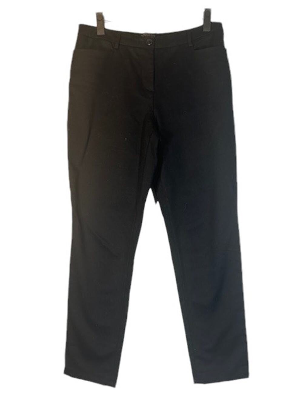 Pendleton Black Cotton Blend Dressy Classic Trouser Slacks Pants Women Sz 6